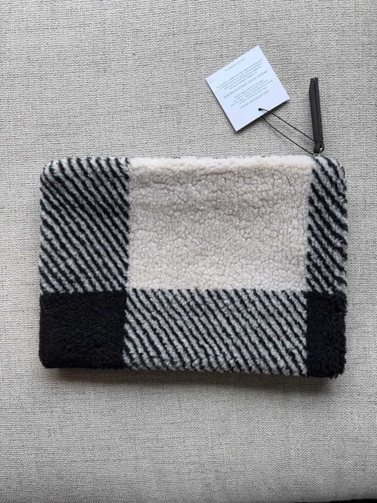 Wuxly X Ai Zip Cozy Clutch Nwt — image 2 of 5